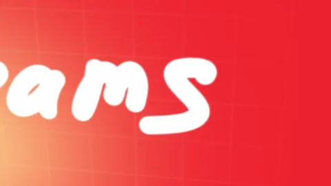 Text animation Your dreams 3d plane on a red background Stock Footage 291884332