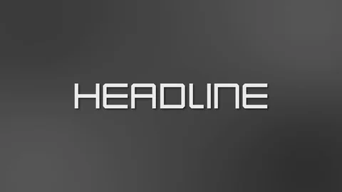 Text Appear and Scatterize Into Particles Disappear After Effects stock