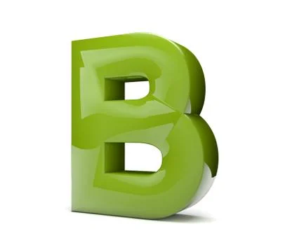 Text b Stock Illustration