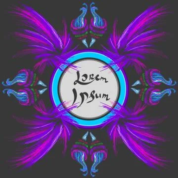 Text background Stock Illustration