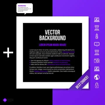 Text background template. EPS10 Stock Illustration