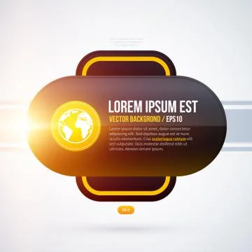Text background with warm glowing lights. EPS10 Stock Illustration