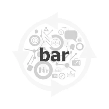 Text Bar on digital background. Social concept . Icon and button set Stock Illustration