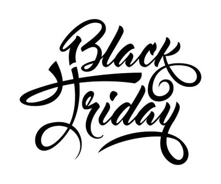 Text Black Friday Stock Illustration