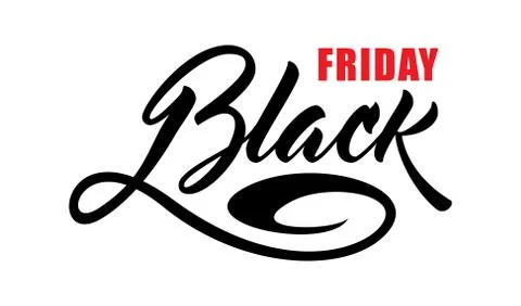 Text Black Friday Stock Illustration