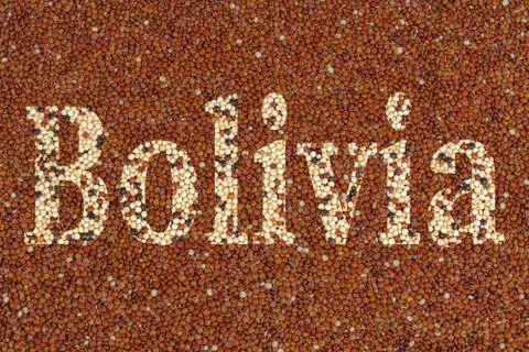 Text Bolivia Stock Illustration