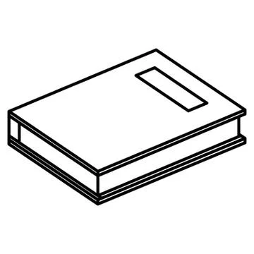 Text book isolated icon 스톡 일러스트