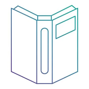 Text book isolated icon 스톡 일러스트