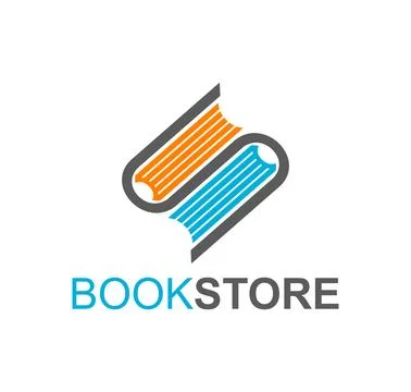 Text book or handbook store shop icon for bookshop Stock Illustration