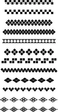 Text borders Stock Illustration