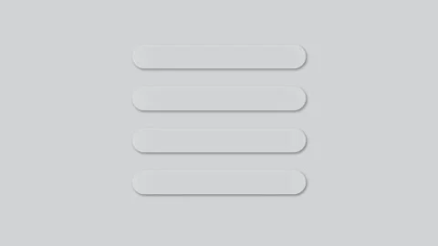 Text box bar animation with embossed effect on grey background. Stock Footage 315611507