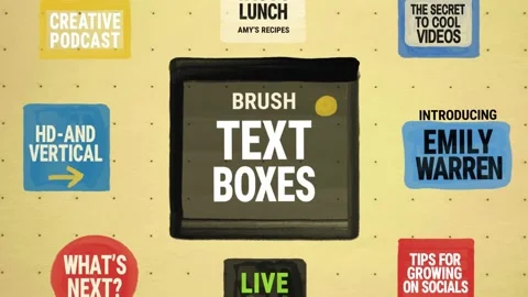 Text Box Brush Stock After Effects