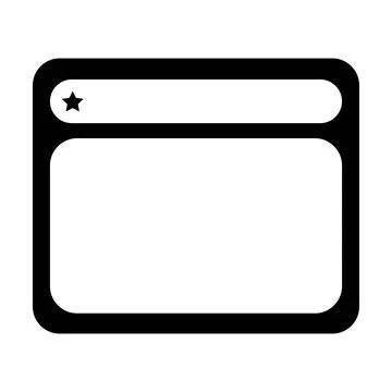 Text Box icon element for UI, Web, message banner in flat color vector illu.. Stock Illustration