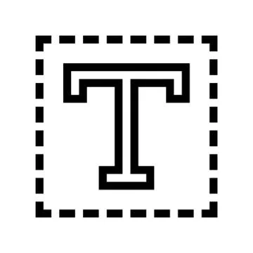 Text Box Icon Stock Illustration