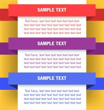 Text box Stock Illustration