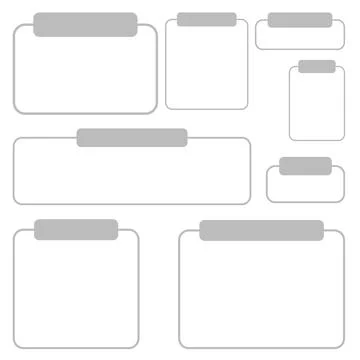 Text Box &amp; Text Area icon element - UI, Web, Chat Bubble flat color vector .. Illustrazione stock