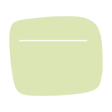 Text Box &amp; Text Area icon element - UI, Web, Chat Bubble flat color vector .. Stock Illustration