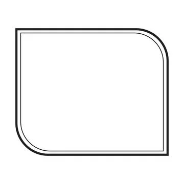 Text Box &amp; Text Area icon element - UI, Web, Chat Bubble flat color vector .. Stock Illustration