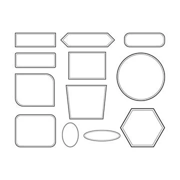 Text Box &amp; Text Area icon element - UI, Web, Chat Bubble flat color vector .. Stock Illustration