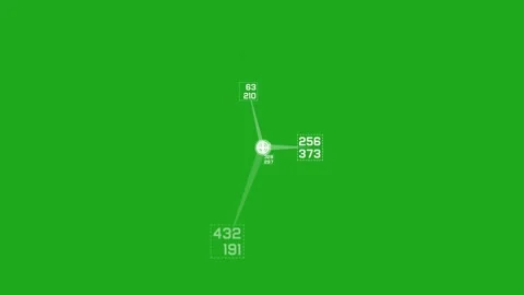 Text boxes motion graphics with green screen background Stock Footage 285581001