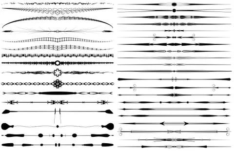 Text breaks Stock Illustration
