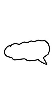 Text bubble illustration, to convey information. Illustrazione stock