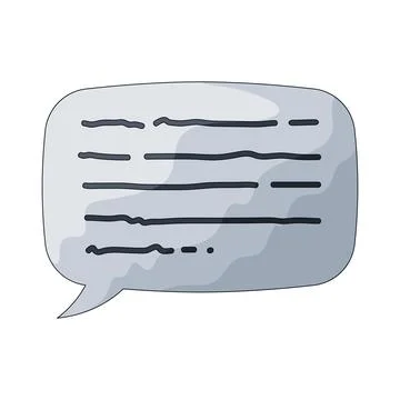 Text bubble illustration Stock Illustration