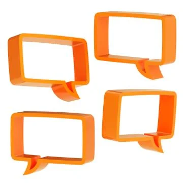 Text bubble shape isolated Illustrazione stock