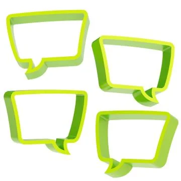 Text bubble shape isolated Stock Illustration