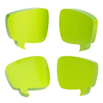 Text bubble shape isolated Illustrazione stock