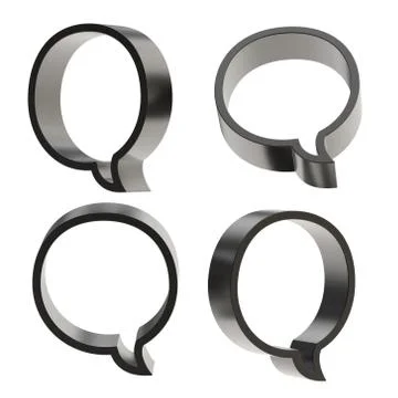 Text bubble shape isolated Illustrazione stock