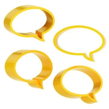 Text bubble shape isolated Stock Illustration