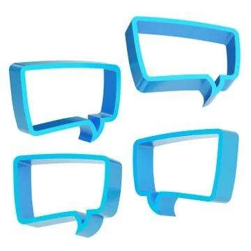 Text bubble shape isolated Illustrazione stock