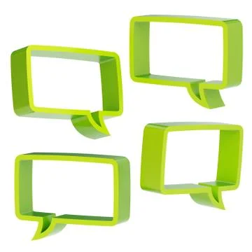 Text bubble shape isolated Illustrazione stock