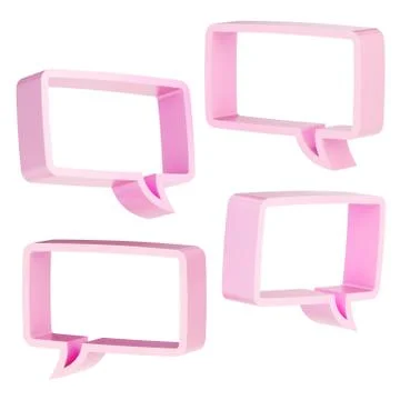 Text bubble shape isolated Stock Illustration