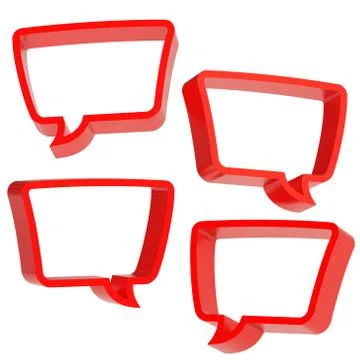 Text bubble shape isolated Illustrazione stock