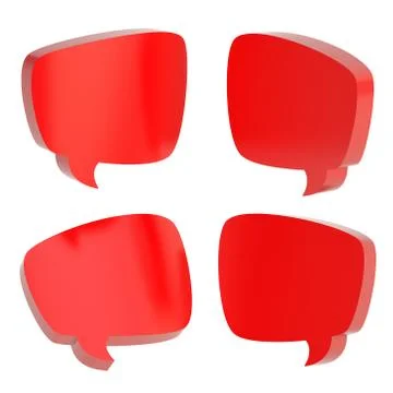 Text bubble shape isolated Stock Illustration
