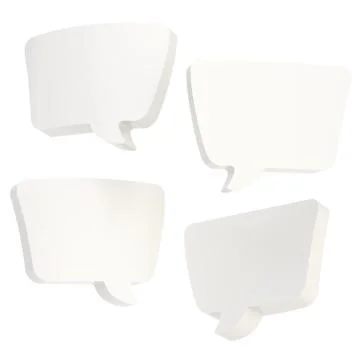 Text bubble shape isolated Stock Illustration
