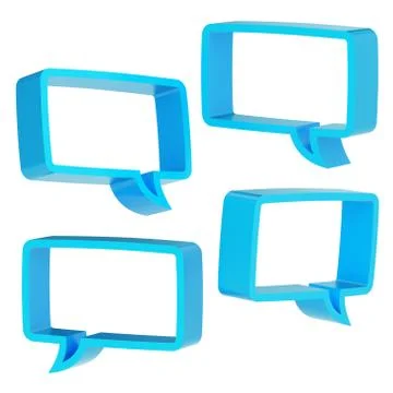 Text bubble shape isolated Stock Illustration