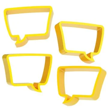 Text bubble shape isolated Stock Illustration