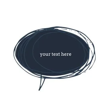 Text bubble vector illustration Stockillustratie