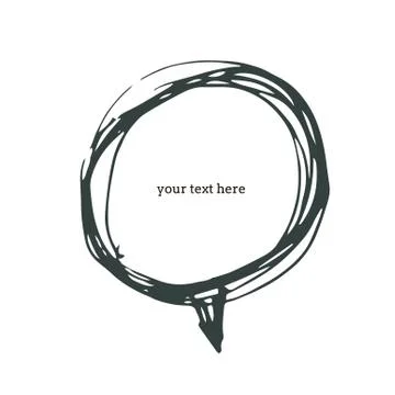 Text bubble vector illustration Stock-Illustration