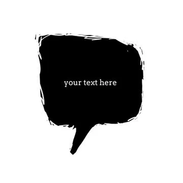 Text bubble vector illustration Stockillustratie