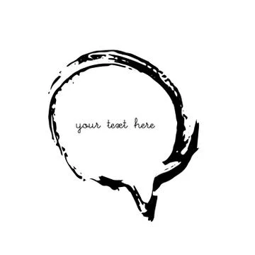 Text bubble vector illustration Stock-Illustration