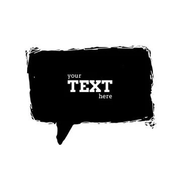 Text bubble vector illustration Ilustração Stock