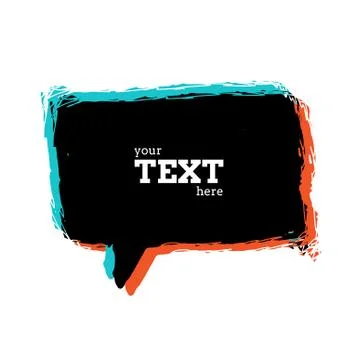 Text bubble vector illustration Illustrazione stock
