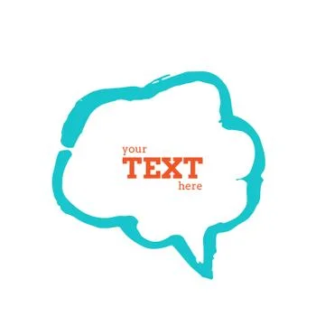 Text bubble vector illustration Ilustração Stock