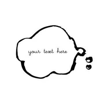 Text bubble vector illustration Illustrazione stock