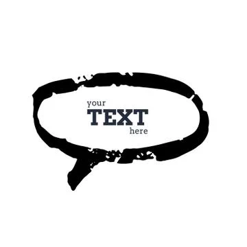 Text bubble vector illustration Illustration