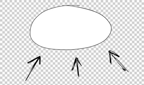 Text Bubbles with arrows hand drawn whitebaord illustartion sketch drawing Stock Footage 42452814